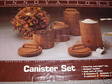 VINTAGE CORNWALL Canister SET OF 4 1970S ? NEW IN BOX