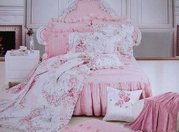 Shabby and Elegant New Pink Cotton 4pc Bedding Duvet Cover Set-king Si