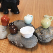 Lot 5pcs Dollhouse Miniatures Water Pitcher Wine Vase Pots Jug Pottery