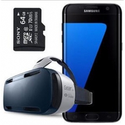 Samsung Galaxy S7 Edge SM-G935F + Gear VR + 64GB SD Card (FACTORY UNLO