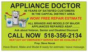  Home Appliance Repair,  all Makes and Models