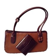Argentine Leather Butterfly Under Arm Tote Purse For $95