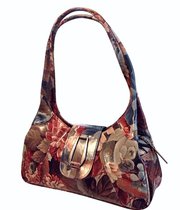 Brilliantly Styled Floral Leather Shoulder Handbag For $215