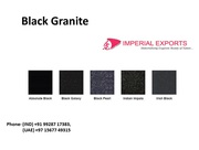 Cambrian Black Granite US Imperial Exports India