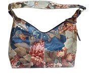 Argentinian Floral Leather Over Sized Studded Hobo Bag $215