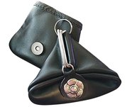 Argentine Leather - Vintage Styled Coin Holder with Key Ring For $26