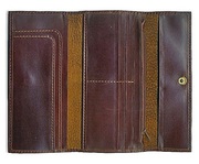 Carpincho Capybara Leather Ladies Clutch Wallet For $95