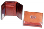 Argentinean Leather Suede TriFold Ladies Wallet For $75