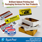 Brilliant Upbeat Printing and Packaging Services for Your Products