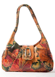 Brilliantly Styled Floral Leather Bag in Shoulder Bag Design For $185