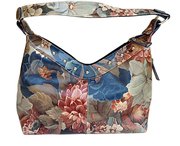 Argentinian Floral Leather Bag Over Sized Studded Hobo Bag For $185