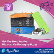 Get 20% Discount on Packaging Boxes - Happy Thanksgiving Day