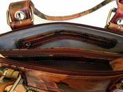 100% Genuine Argentinian Floral Leather Bag For $185
