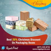 Best Christmas Discount On Packaging Boxes | RegaloPrint