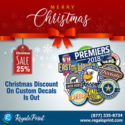 Christmas Discount On Custom Decals Is Out | RegaloPrint