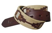 Polo Player Belt / Hand Sown Embroidery For $75