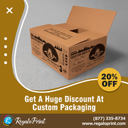 Get A 20% Discount At Custom Packaging - RegaloPrint