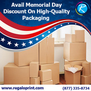 Avail Memorial Day Discount On High-Quality Packaging – RegaloPrint 