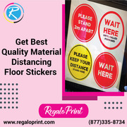Get Best Quality Material Distancing Floor Stickers – RegaloPrint 