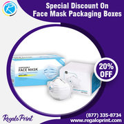 20% Discount On Face Mask Packaging Boxes – RegaloPrint 