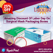 Amazing 25% Discount of Labor Day on Surgical Mask Packaging Boxes