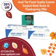 Avail The Finest Quality Custom Surgical Mask Boxes At Thanksgiving