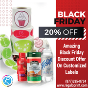 Amazing Black Friday 20% Discount On Customized Labels
