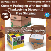 Custom Packaging With Incredible Thanksgiving Discount Of 20%