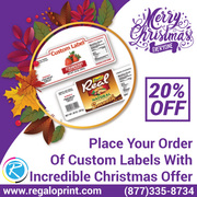 Place Your Order Of Custom Labels With Incredible 20% Christmas Offer