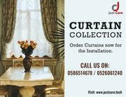 Curtains and Blinds Installation Services in Dubai | Just Care