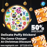 Delicate Puffy Stickers! The Game-Changer At 50% Christmas Discount