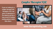 Approach Couple therapist in NYC for healthy relationship