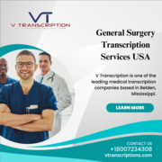 General Surgery Transcription Services USA - VTranscription