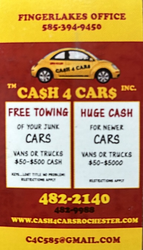 Cash 4 Cars Rochester - Sell your Vehicles!