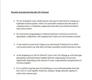 Remote tech partnership job